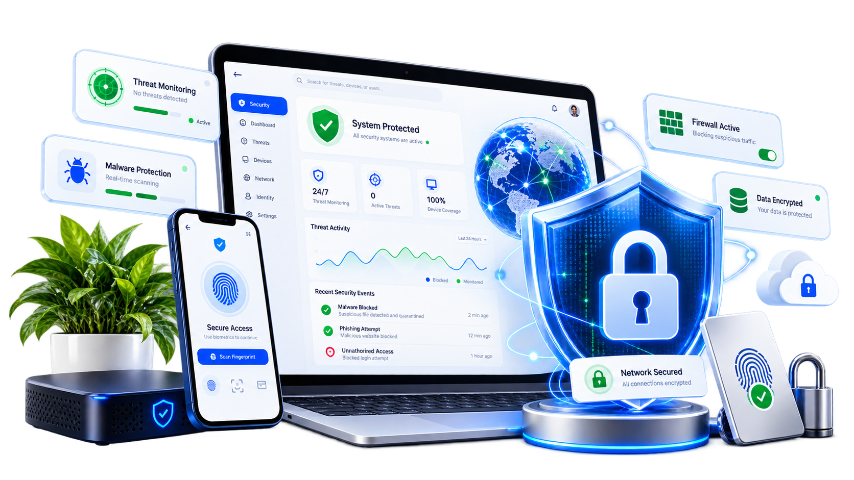 Connected protection across business systems