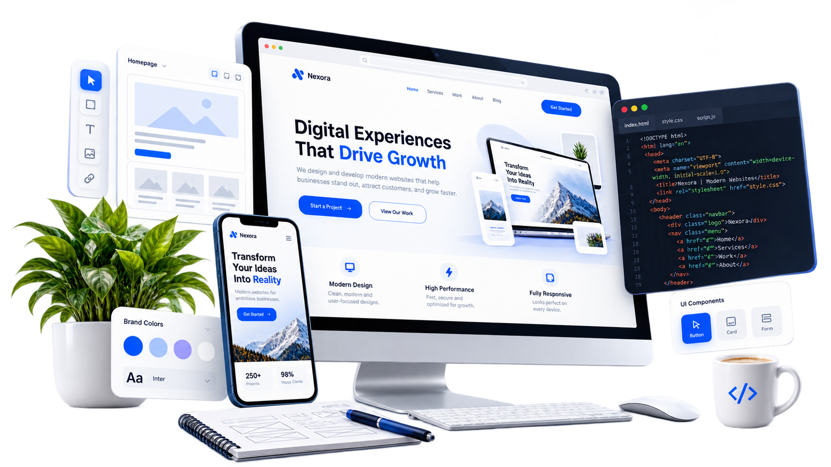 Website experiences across every screen