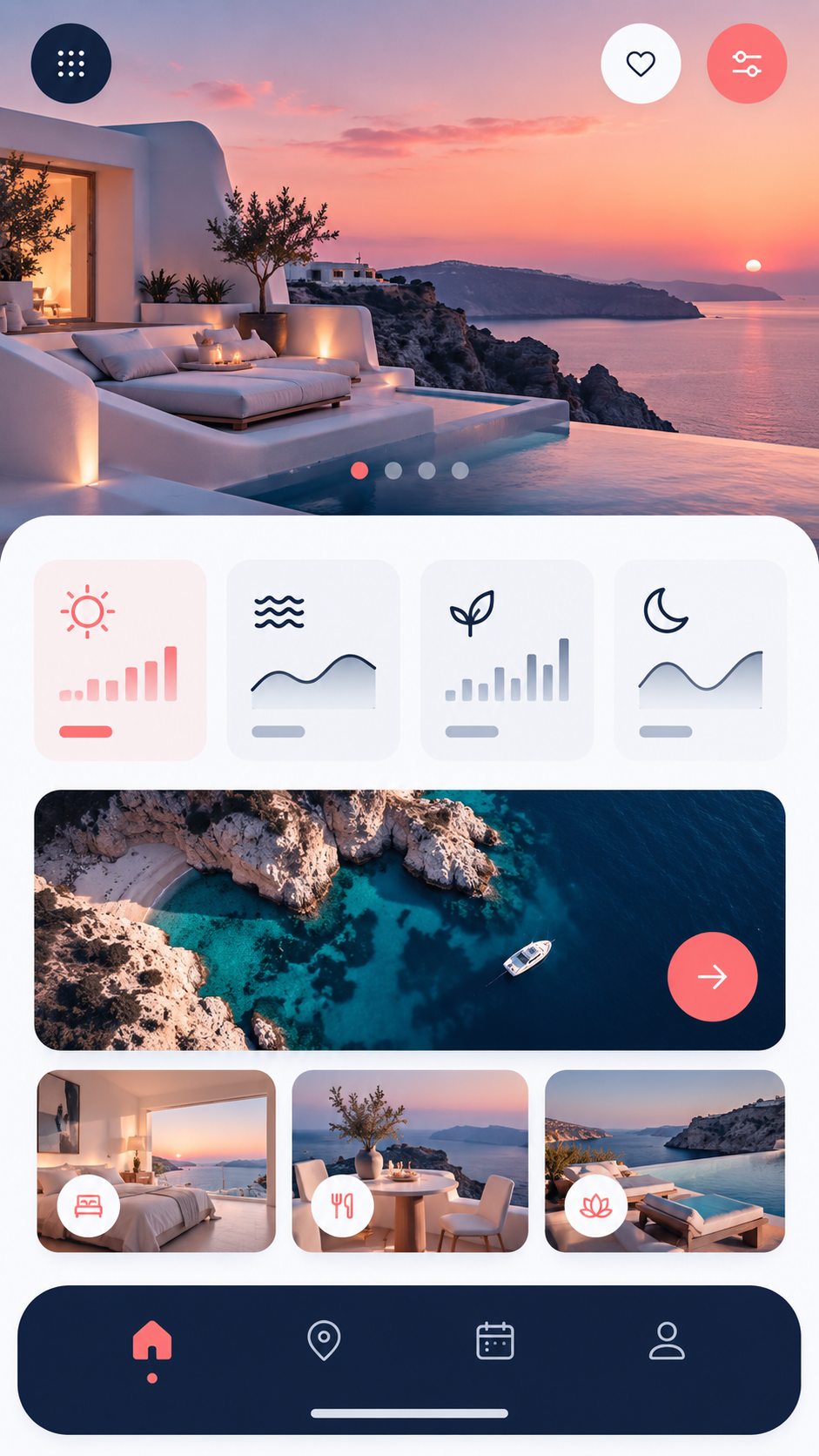 Mobile application interface